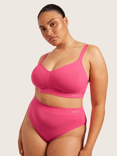 Boody Wireless Full Bust T-Shirt Bra - BCAM Pink