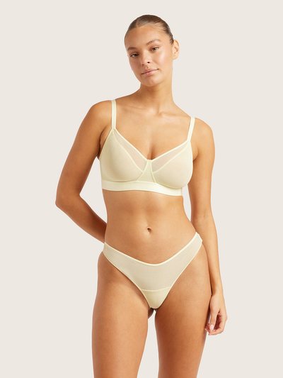 Boody FreeMesh G-String - Lemon