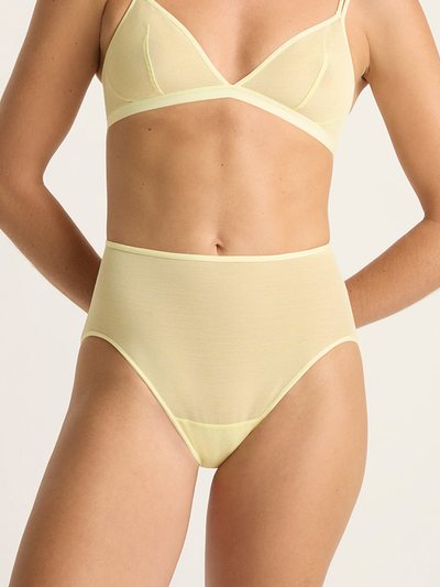 Boody FreeMesh High-Cut Full Briefs - Lemon