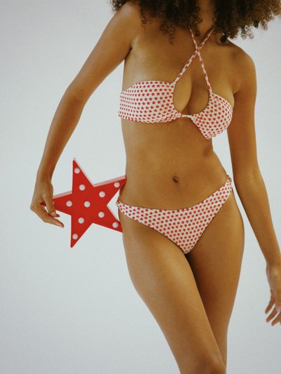 Dippindaisys Rockstar Bandeau Thong Set